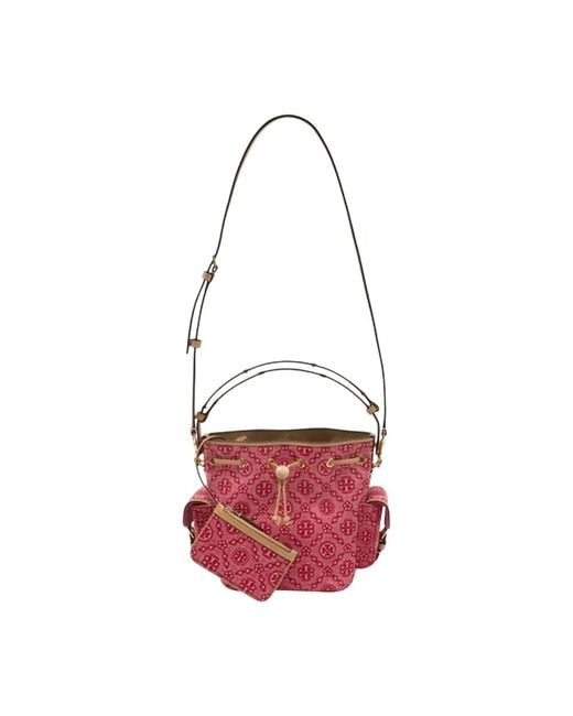 Tory Burch Red Bucket Bags