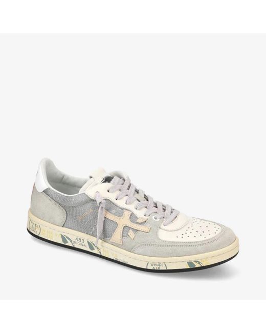 Premiata White Basket clay 6811 stylische sneakers