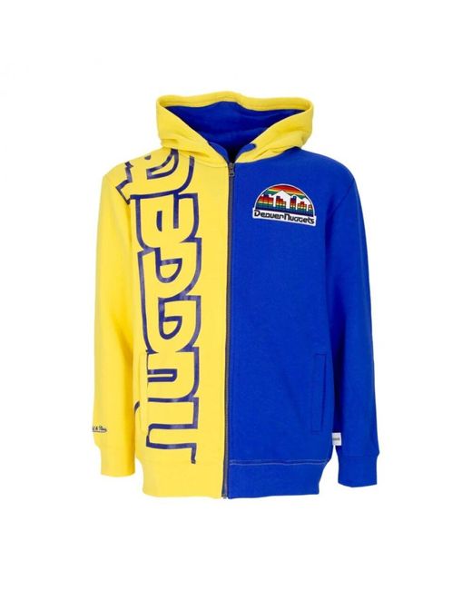 Mitchell & Ness Blue Zip-Throughs for men