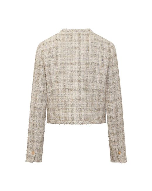 Tweed Jackets Versace de color Natural