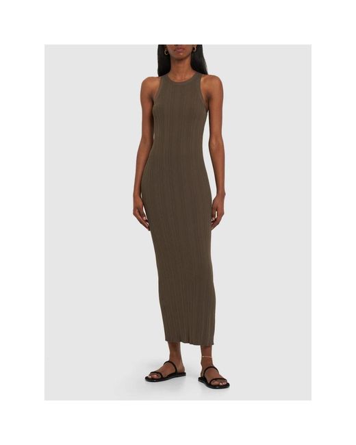 Totême Brown Midi Dresses
