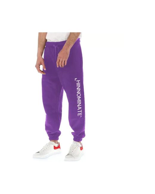 hinnominate Trousers in Purple für Herren
