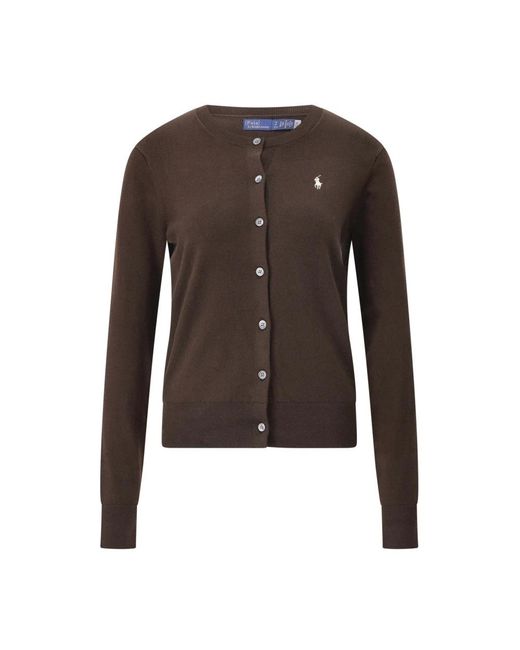 Cardigans di Polo Ralph Lauren in Brown