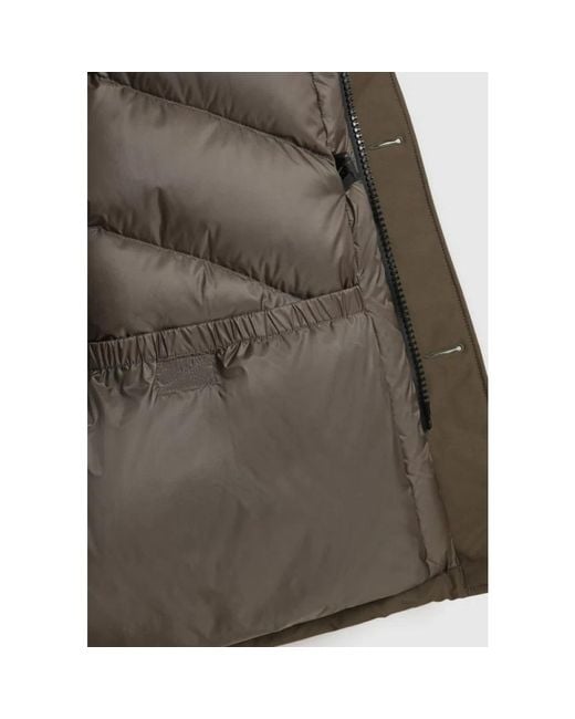 Woolrich Green Winter Jackets for men
