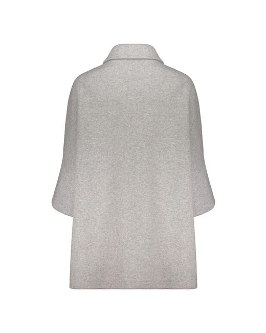 Single-Breasted Coats Fedeli de color Gray