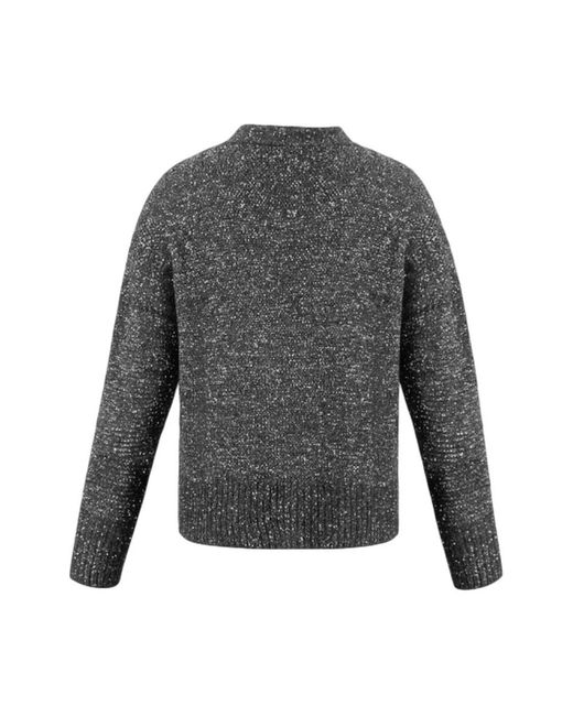 D.exterior Gray Cardigans