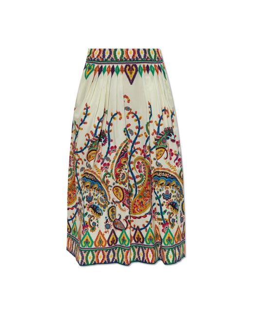 Etro Green Midi Skirts