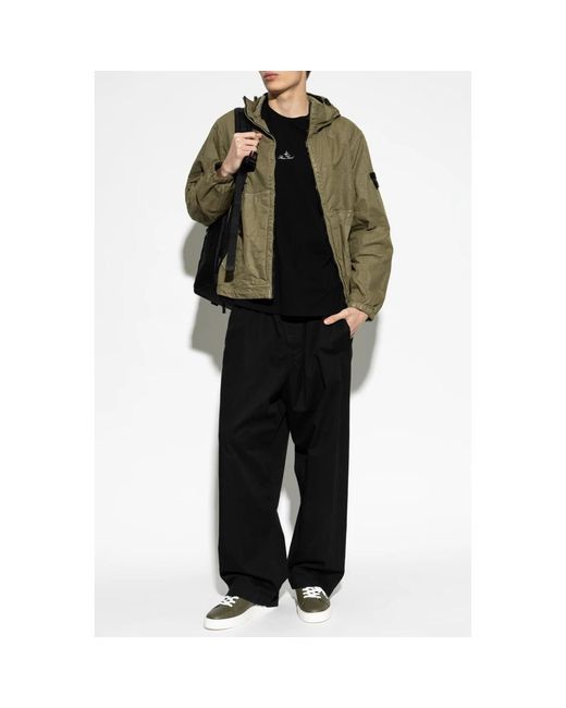 Stone Island Green Light Jackets for men