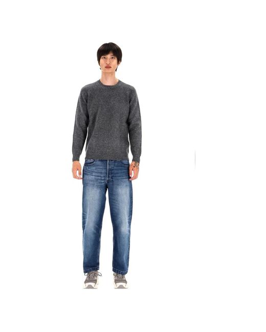 Drumohr Gray Round-Neck Knitwear for men
