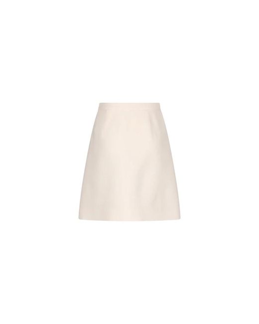 Valentino Garavani Natural Short Skirts