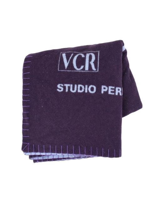 OAMC Accessoires ,Paars ,Wol Anagram Deken Geweven in het Purple voor heren