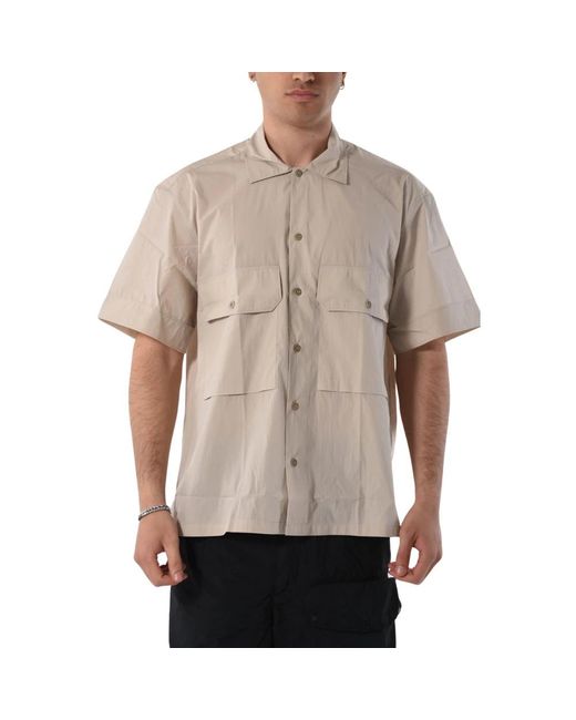 C P Company Brown Short Sleeve Shirts for men