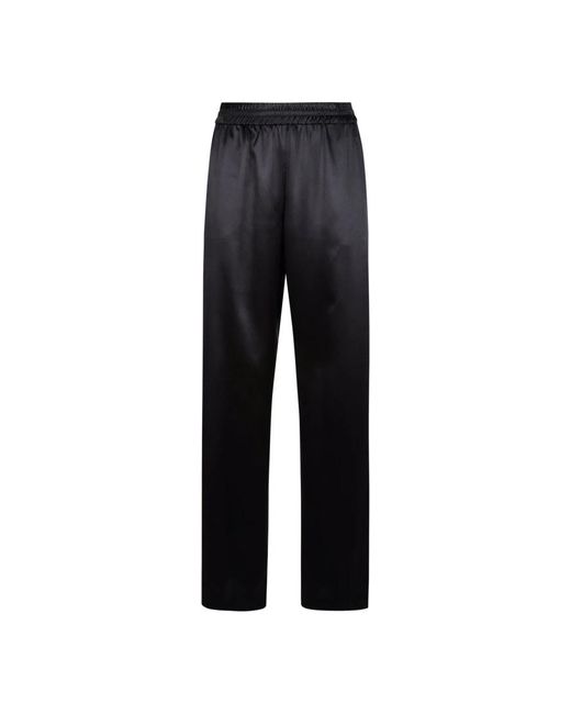 Eleventy Black Straight Trousers