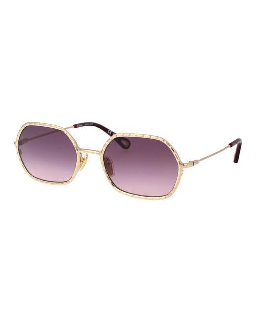 Gafas de sol elegantes con modelo ch 0231s Chloé de color Purple