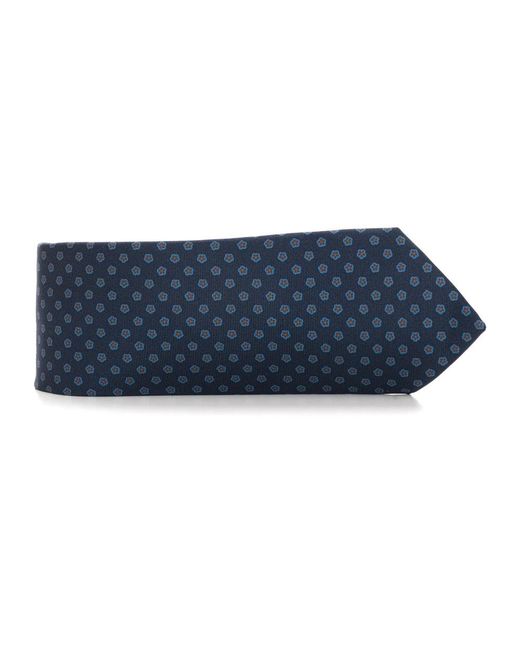 Kiton Accessoires ,Blauw ,Ties in het Blue voor heren