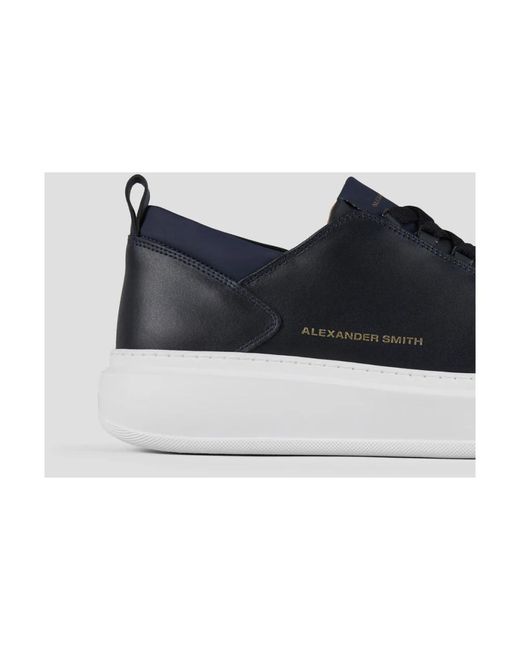 Alexander Smith Blue Sneakers for men