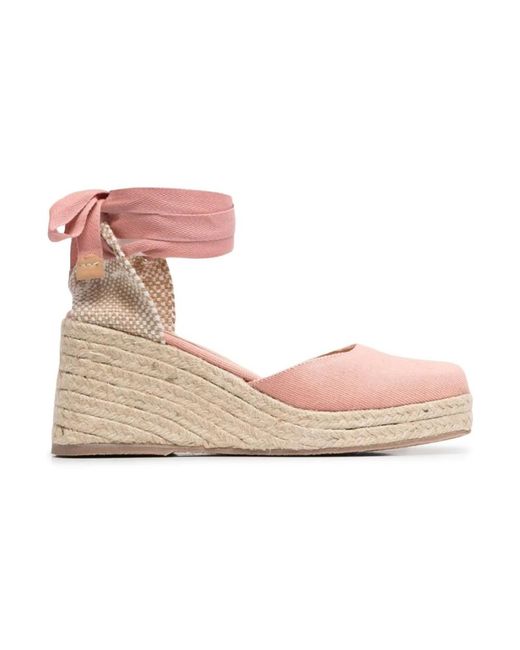 Castaner Pink Wedges