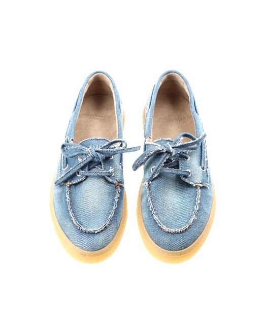 COPENHAGEN Blue Boat Shoes