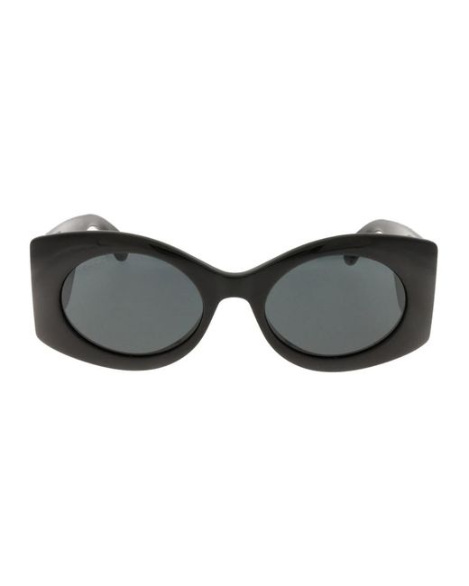 Gucci Black Stylische sonnenbrille für frauen