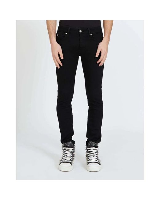 John Richmond Black Slim Fit Jeans for men
