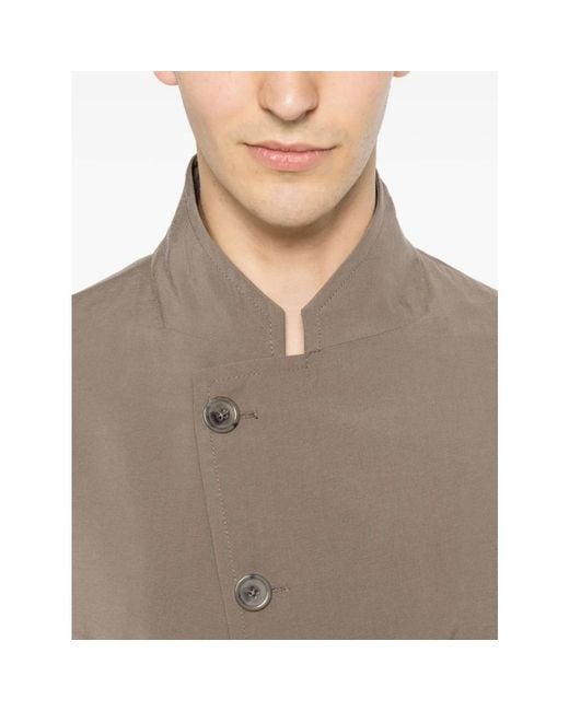 Emporio Armani Brown Light Jackets for men