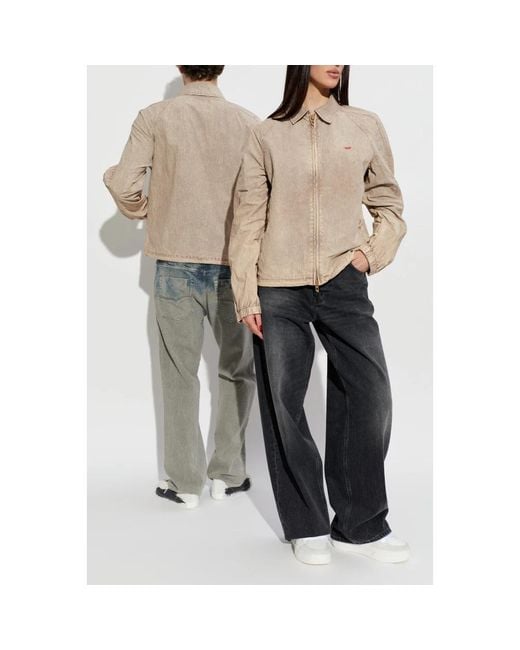 DIESEL Brown Light Jackets