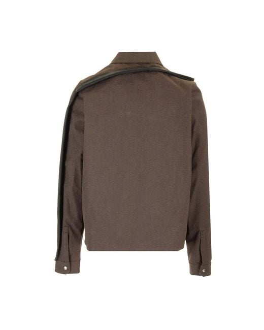 Light Jackets Rick Owens de hombre de color Brown