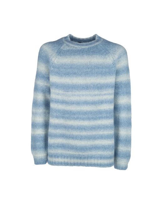 Round-Neck Knitwear Daniele Fiesoli de hombre de color Blue