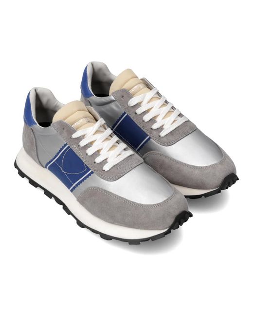 Philippe Model Blue Sneakers for men