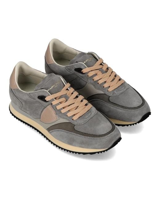 Philippe Model Gray Sneakers