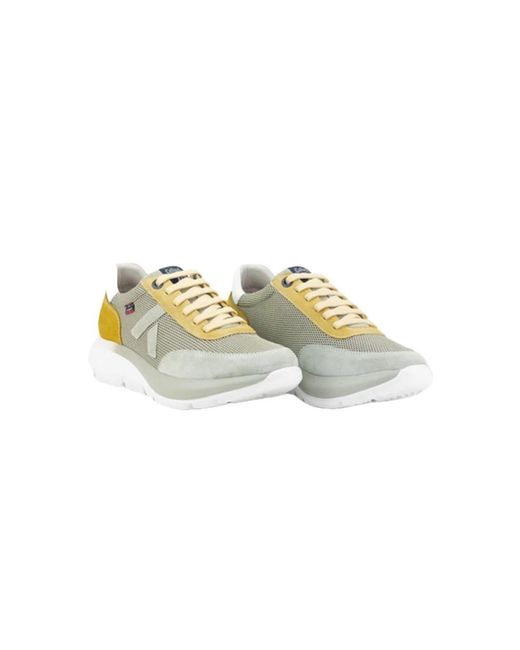 Callaghan Schoenen ,Groen ,Suède Sneakers Van Textiel En Suède Met Algoritmo Technologie in het Multicolor voor heren