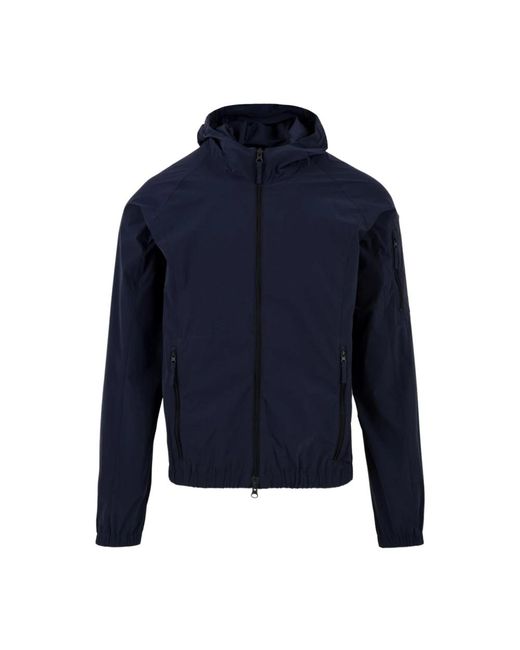 Aspesi Jassen ,Blauw ,Nylon Light Jacket Model I304 G006 in het Blue voor heren