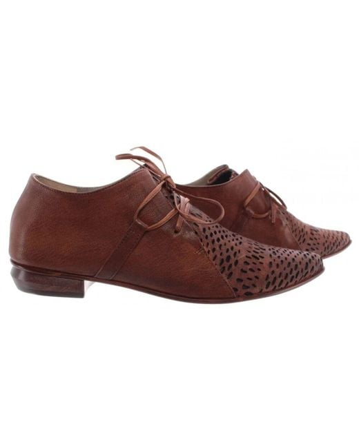 Ixos Brown Damen Schuhe Splonge Leder Made In Italy Neu
