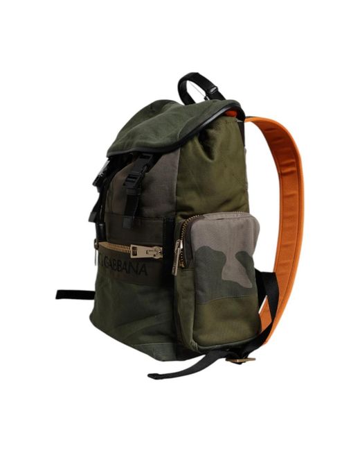 Dolce & Gabbana Green Backpacks for men