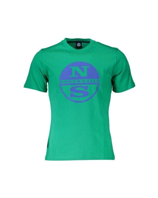 North Sails T-Shirts in het Green voor heren