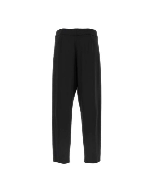 Saint Laurent Black Straight Trousers for men