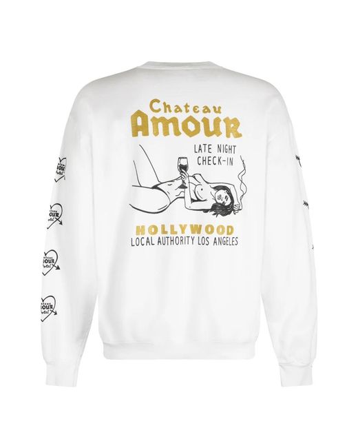 Local Authority White Sweatshirts for men