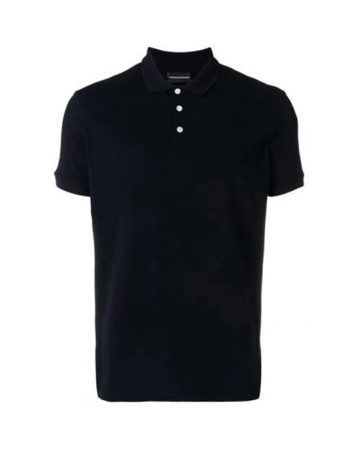 Emporio Armani Blue Polo Shirts for men