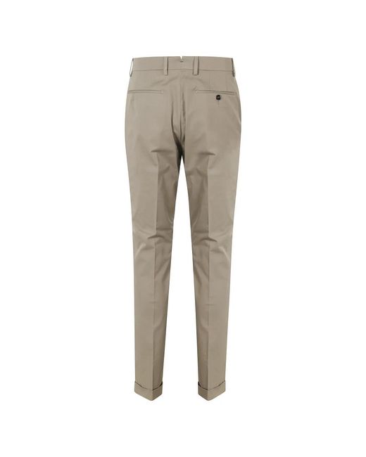 BERWICK 1707 Gray Suit Trousers for men