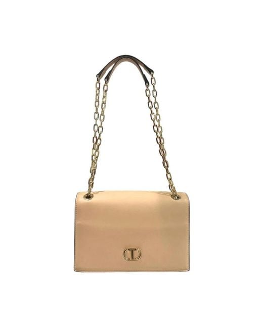 Twinset Natural Shoulder Bags