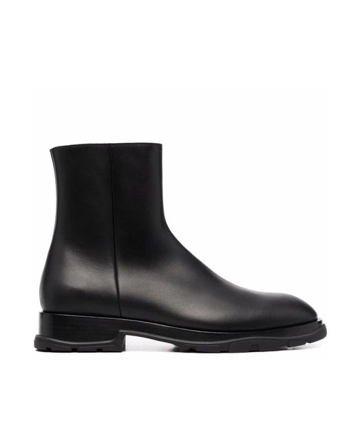 Alexander McQueen Black Ankle Boots