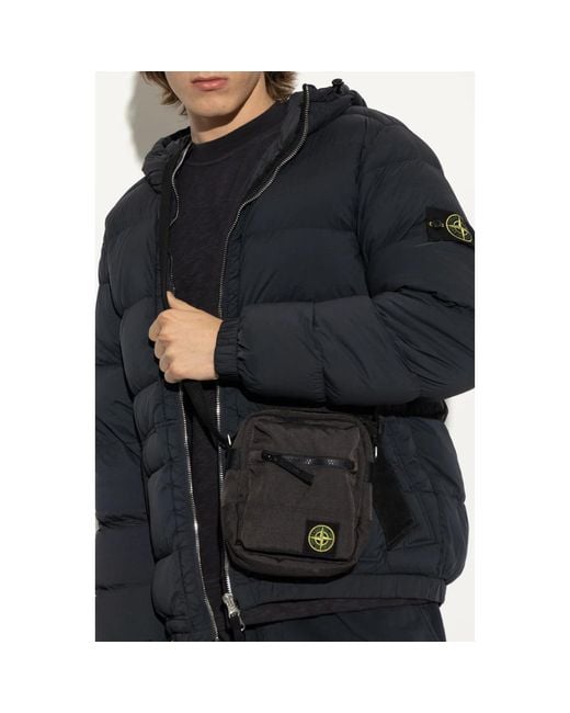 Stone Island Schultertasche in Black für Herren