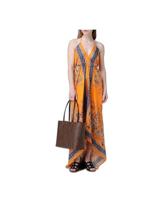 Etro Brown Essential Medium Tote