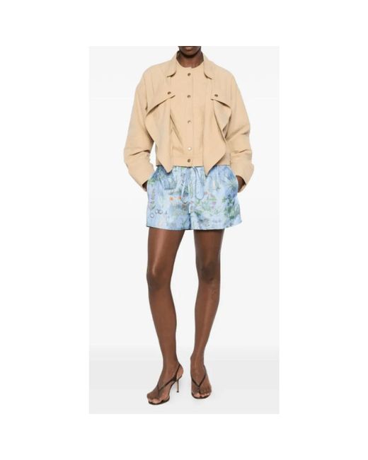 Gucci Blue Short Shorts