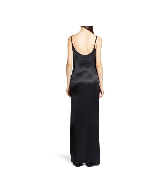 The Attico Maxi Dresses in het Black
