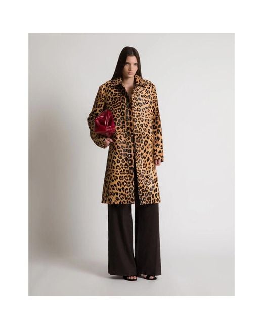 Alberta Ferretti Brown Leather Jackets
