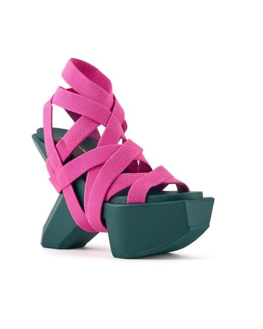 United Nude Green High Heel Sandals