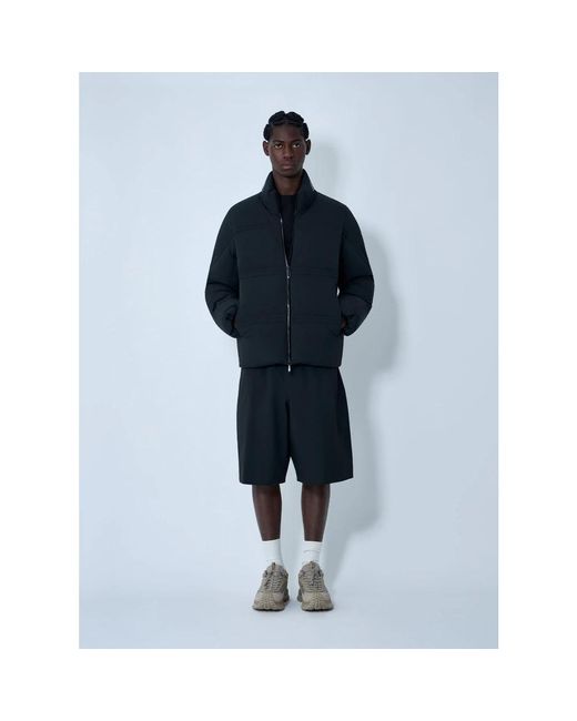 Moncler Jassen ,Zwart ,Rally Short Down Jacket in het Blue voor heren