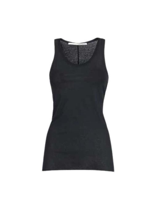 Sleeveless Tops Isabel Benenato de color Black