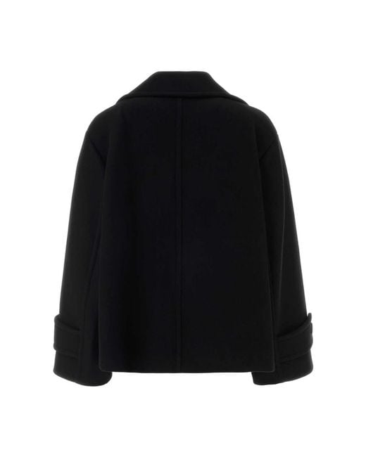 Chloé Black Double-Breasted Coats